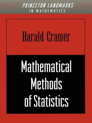 cover image of Mathematical Methods of Statistics (PMS-9), Volume 9